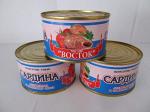 Атлантическая сардина в томатном соусе (Консервы рыбные)