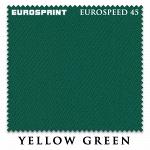 Бильярдное сукно Eurospeed 45 Yellow Green 165 см