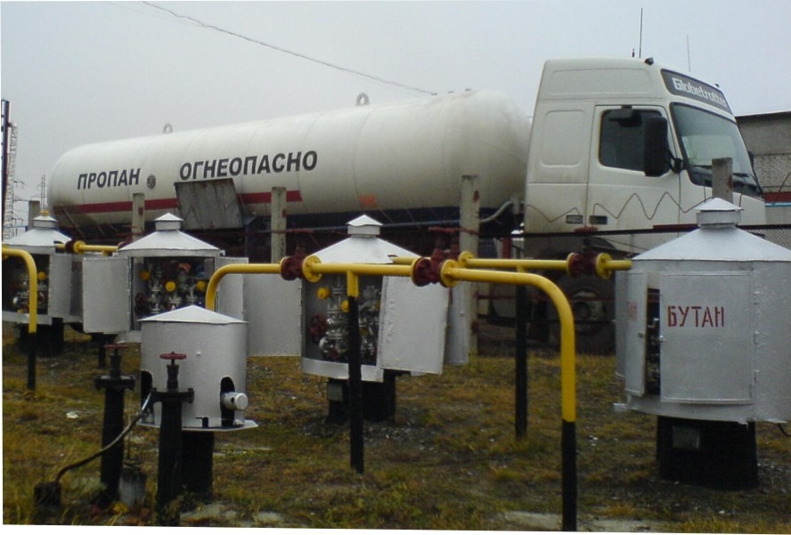 Резервуары для хранения сжиженных углеводордных газов, оборудование газовое.
