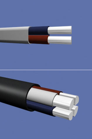 Кабель силовой алюминиевый АВВГ, АВВГнг, АВВГнг-LS, АВБбШв