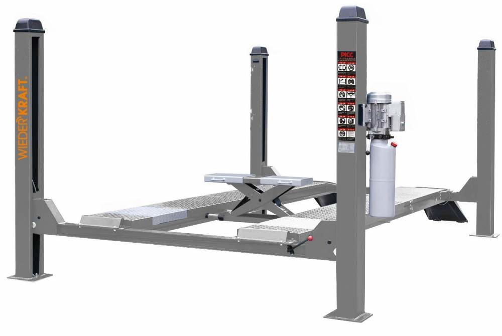 Подъемник четырехстоечный гидравлический 5.0т под сход-развал
