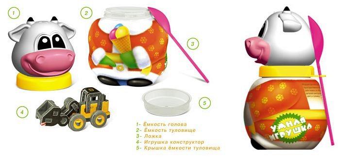 Упаковка для мороженного с игрушкой