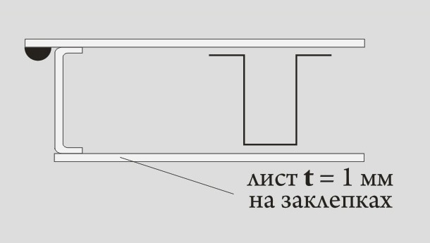 Двери на заказ с вариантом дверного полотна П1.1