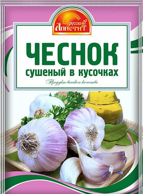 Чеснок сушеный в кусочках