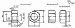 "Гайка ГОСТ 5915-70, 5927 (в т.ч. класс прочности 8; 10)"