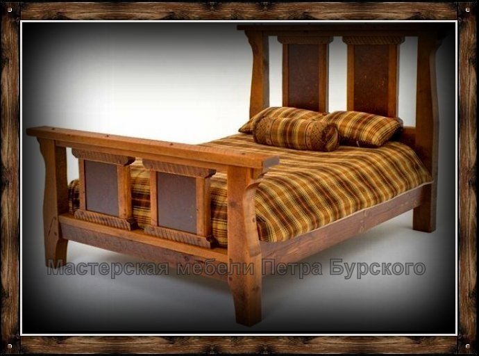 Деревянные кровати под старину назаказ от производителя на заказ.