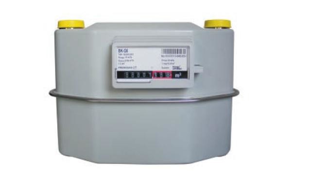 Счетчики газа диафрагменные с объемом измерительной камеры 2,0 литра BK-G4T, BK-G 6 (T)