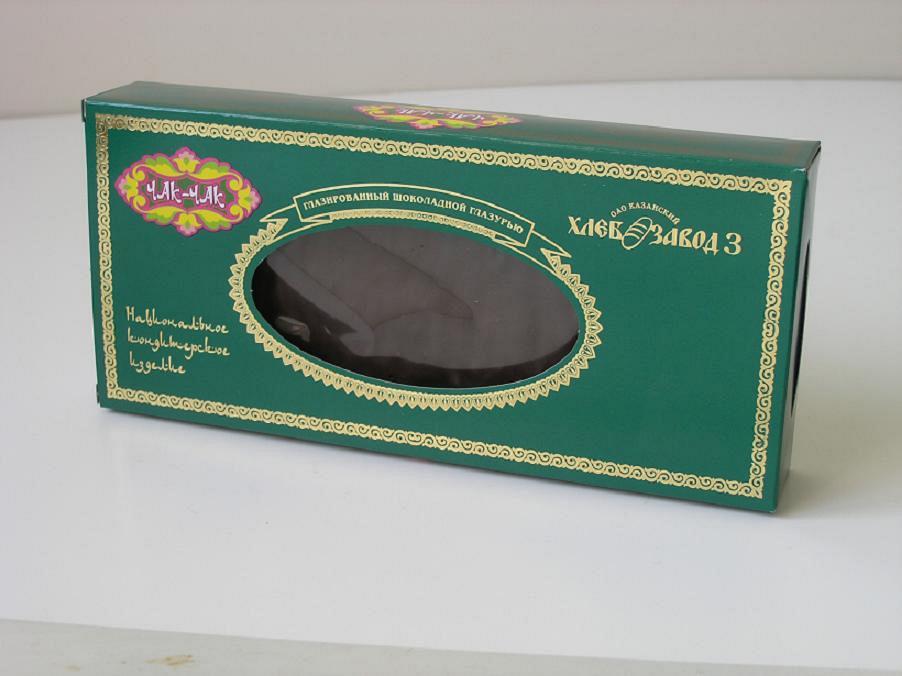 Чак-чак глазированный шоколадной глазурью Кремль 0,25кг.