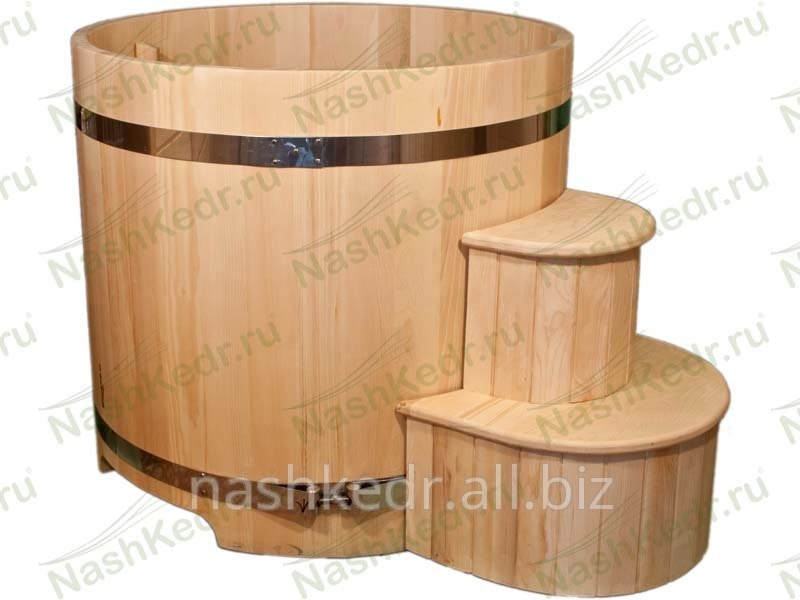 Купель круглая из кедра (120/d300/4 см)
