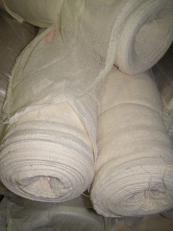 Льняная мешковина, упаковочная ткань