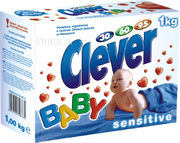 CLEVER BABY sensitive -универсальный бесфосфатный стиральный порошок для стирки детского белья