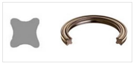 Кольцо уплотняющее типа Q-ring (Х - форма)