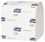 Бумага листовая туалетная Tork Premium
