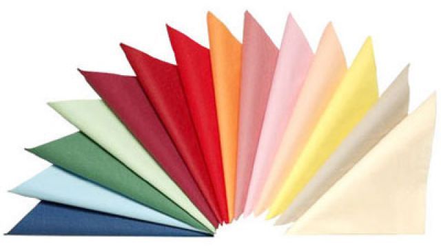 Салфетки бумажные Цветные