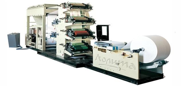 Оборудование для производства бумажных салфеток 4 цвета печати модель НМ-240/330