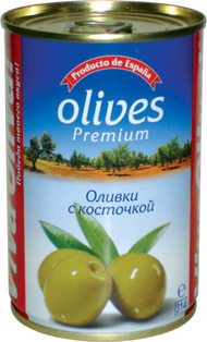 Оливки, маслины маринованные. Оливки с косточкой Viva Oliva