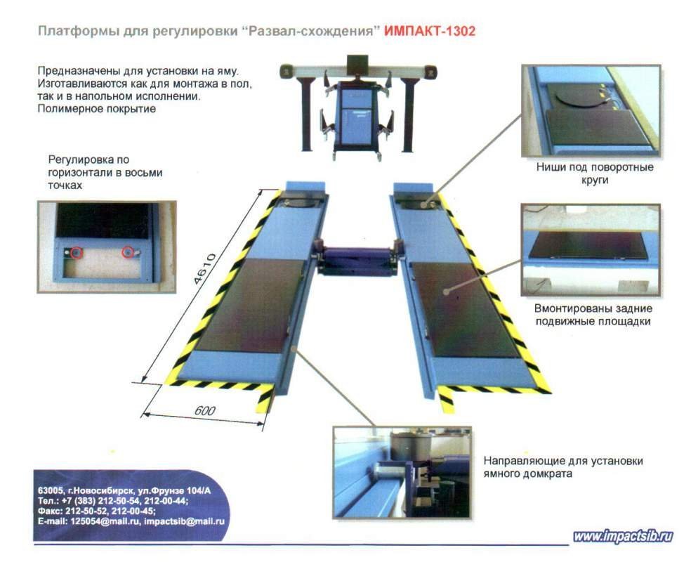 Платформа для регулировки 