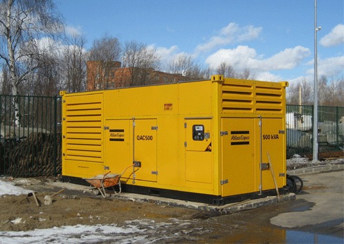 Дизель-генераторная установка Atlas Copco QAC500