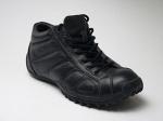 ботинки  мужские черные мех