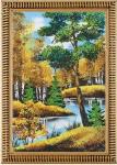 Картина Осенний пейзаж багет гипс №3 20х30 см