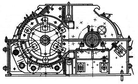 Дробилка молотковая двухроторная СМД-114 размером 800 х 600 мм