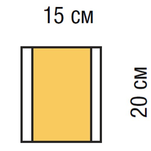 Разрезаемые антимикробные пленки с иодофором (общий размер 15х20 см , операционное поле 10х20 см) 10 шт/уп 6635 Ioban 2