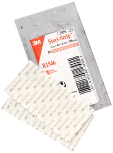 Липкие полоски для бесшовного сведения краев ран и разрезов 6 x 100 мм (50 конвертов х 10 полосок) R1546 Steri Strip