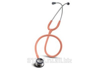 Стетоскоп 2154 Littmann Classic II Pediatric, персиковый 71 см, размер диафрагмы 2,9 см, диаметр колокола 2,5 см