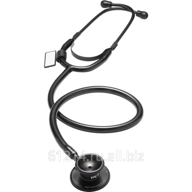 Стетоскоп весь чёрный MDF® 747 Dual Head Stethoscope