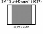 Клейкие разрезаемые хирургические пленки (общий размер 29х35 см, операционное поле 19х25 см) 10 шт/уп 1037 Steri Drape 1