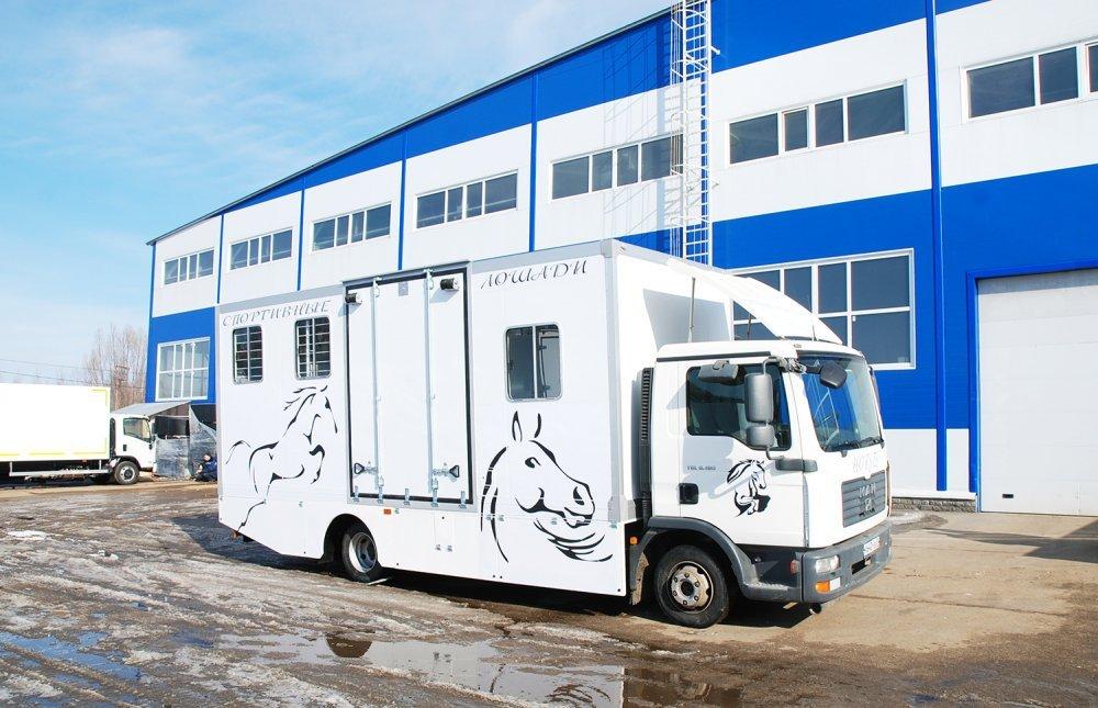 Фургоны для перевозки животных, коневозы