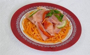 Салат из рыбы с морковью по-корейски
