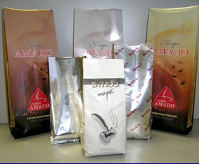 Пакеты для зернового и молотого кофе