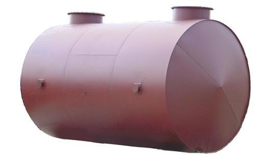 Резервуар стальной горизонтальный цилиндрический для хранения нефтепродуктов
