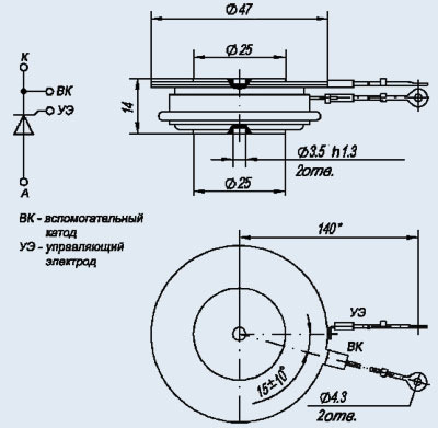 Т233-500 (4-18) тиристор