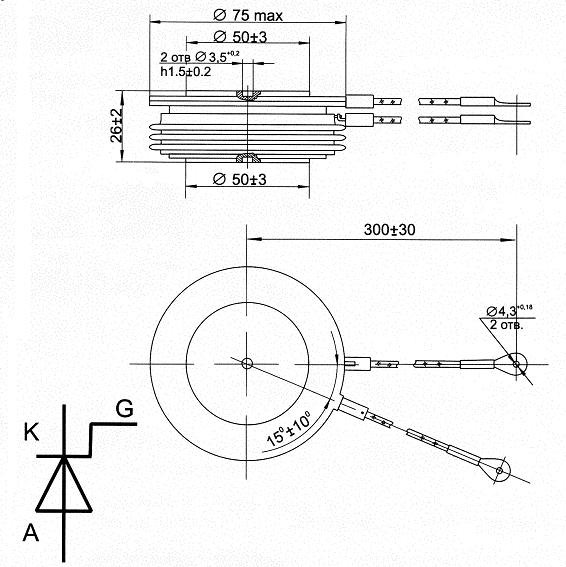 Т553-800 (36-42) тиристор