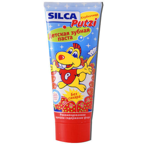 Паста детская с запахом клубники SILCA Putzi
