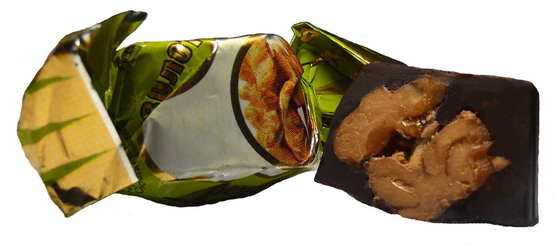 Конфеты  Грецкий орех в шоколадной глазури