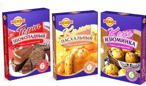 Дизайн упаковки смесей для выпечки