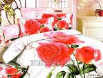 Белье постельное сатин 3D Букет роз
