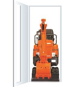 Миниэкскаватор компании Kubota - K008-3