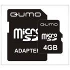 Карта памяти MicroSD (TransFlash) 4Gb Qumo