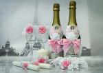 Свадебные наборы Французская роза SILVER0, розовый