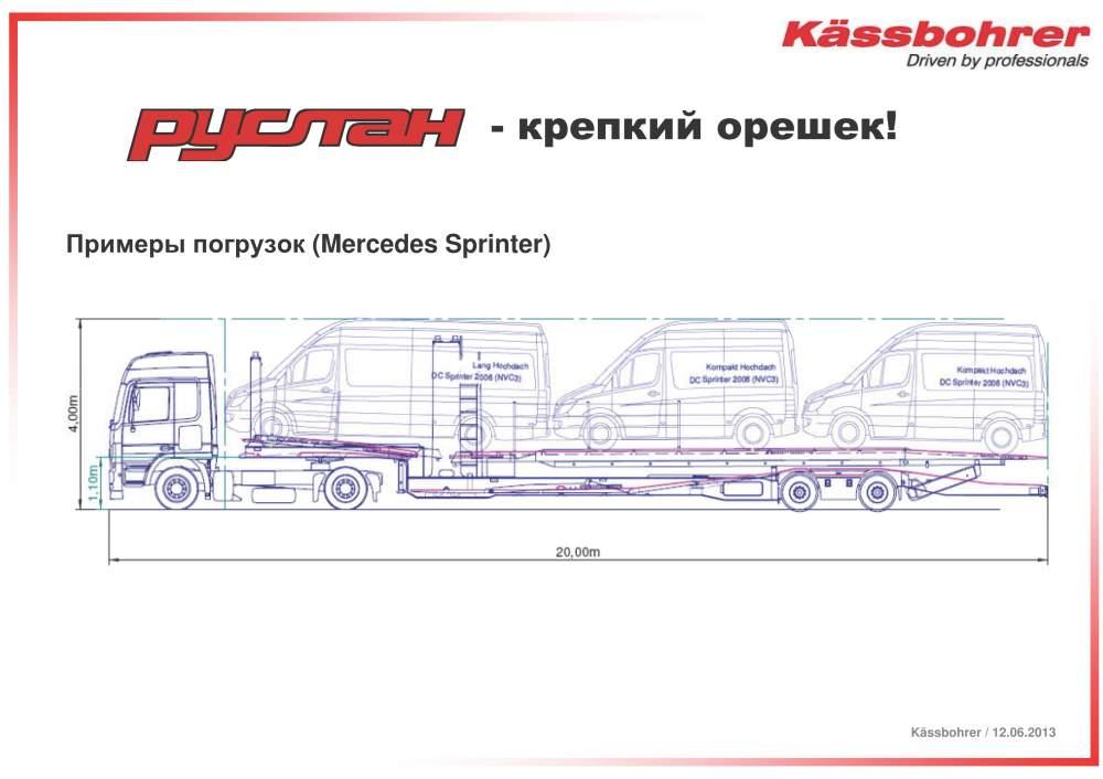 Kassbohrer полуприцеп-автовоз модель RUSLAN, НОВЫЙ от Kassbohrer