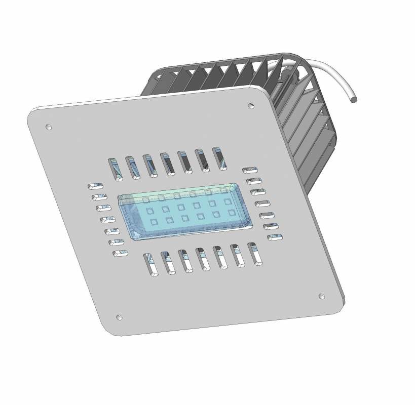 Светодиодный светильник ССП 02-096х1-М2 в навес АЗС