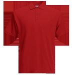 Рубашка поло BASE 211, красного цвета с короткими рукавами