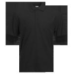 Рубашка поло BASE 212, черного цвета с короткими рукавами