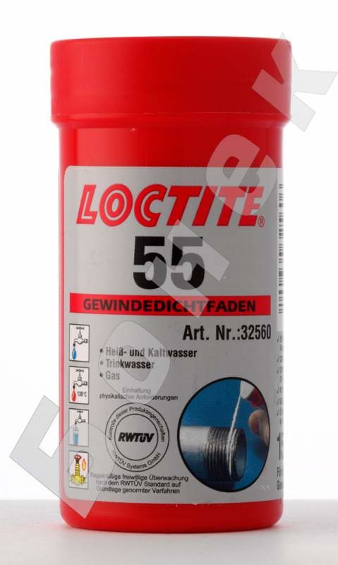 Уплотнительная нить для труб Loctite 55