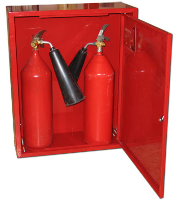 Пожарные шкафы для огнетушителей ШПО цена в Пожарном магазине для всех видов огнетушителей