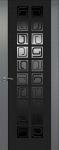 "Межкомнатная дверь de Vesta "Concept" Р стекло черное"
